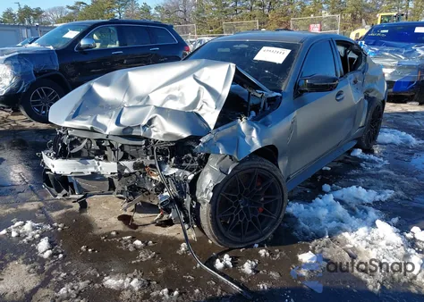 2024 BMW M3 Competition xDrive из США, поврежденный, VIN WBS43AY0XRFS91712